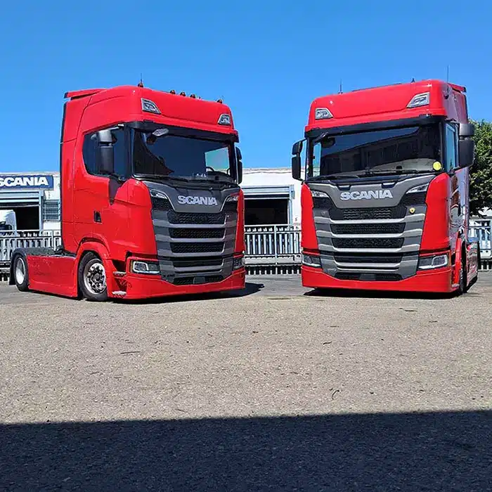 Scania rossi in allestimento carrozzeria industriale Mini-Car Spilamberto