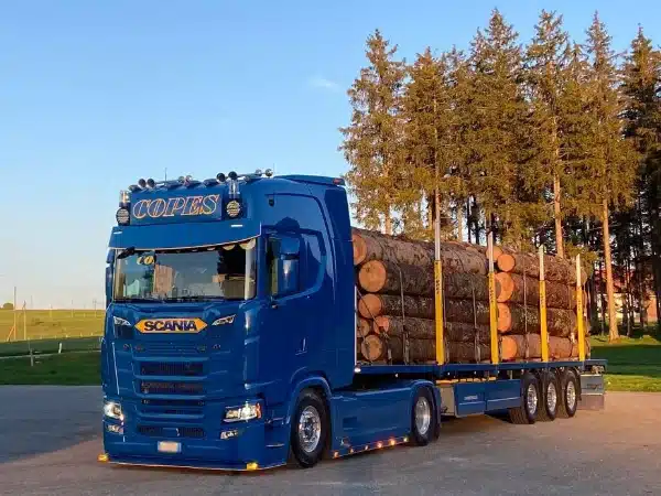 camion-scania-blu-per-il-trasporto-di-legname